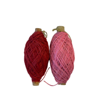 flaxkoord jute rood 1mm p/50mtr 