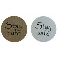 Stickers stay safe p/100st wit 35mm 