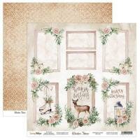 Decoratieve Labels Winter time 30.5x30.5cm p/vel