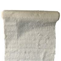 Tafel runner FUR, bont wit 30cm 2,5mtr