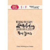 Clear stamp Wishing you a happy