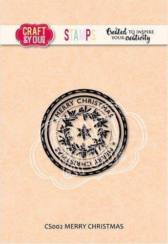 Clear stamp Merry christmas