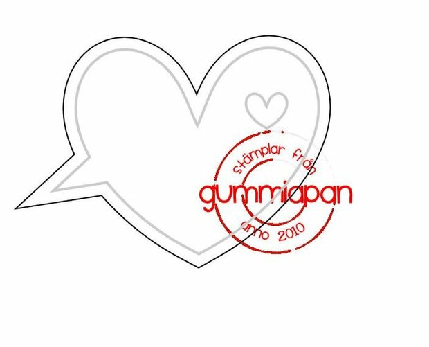 Stans hart-ballon 47x37mm p/st