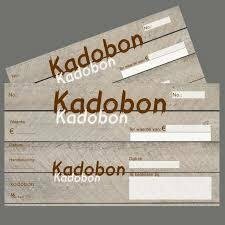 Kadobonnen bruin houtstructuur p/5st 