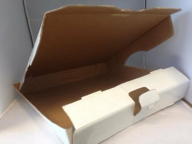 Postdoos wit 29x28x6cm p/25st