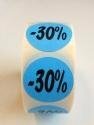 Stickers korting 30% p/rol