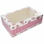 Cupcakedoos 6st bedrukt 240x160x80mm p/5st met venster