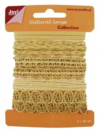 Linten set Naturel 2 set 2 5x90cm p/set