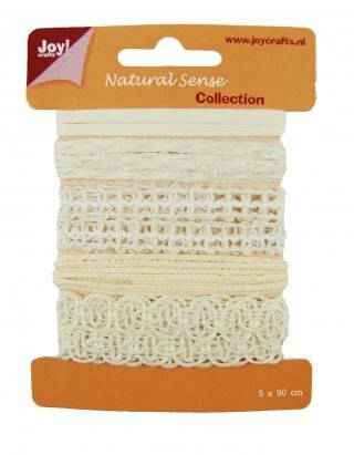 Linten set naturel collectie 2 set 1 5x90cm p/set