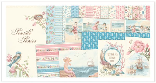 Lintenset roze/lichtblauw 50cm p/24st