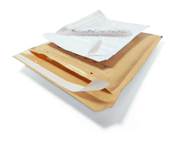 Envelop E-TOP wit 12x21cm p/100st Luchtkussen 