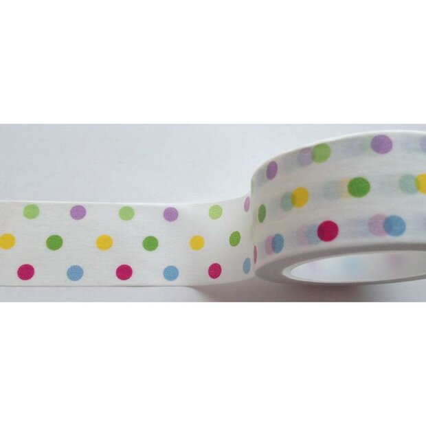 Masking tape stip groot 20mm p/10m diverse kleuren