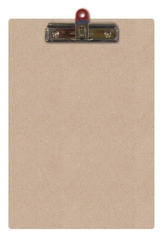 MDF Clipboard with pen clip A4 p/st