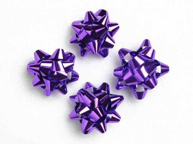 microbow paars metallic 18mm/1.5cm p/100st 