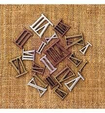 Mini Roman Numerals 1.27-1.9cm p/20st