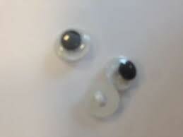 Oogjes opnaai 1cm maatje2 p/4st