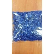 Pailletten donkerblauw doorzichtig 6mm p/100st