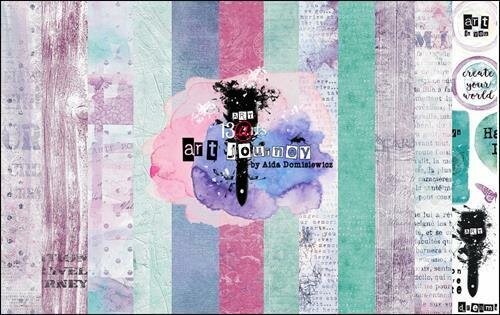 Paper pad Art Journey 30.5x30.5cm p/6vel Aida Domisiewicz