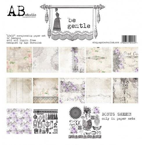 Paper pad 30.5x30.5cm Be Gentle p/9vel