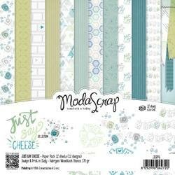 Paper pad 15x15cm Just say cheese p/12vel