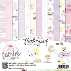 Paper pad 15x15cm Land of fairies p/12vel