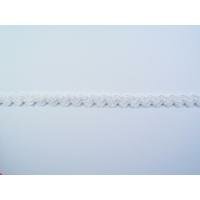 Lint wit zigzag band Hip-line 8mm p/m