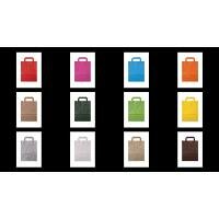 Draagtas18x8x22cm p/50st geel plat