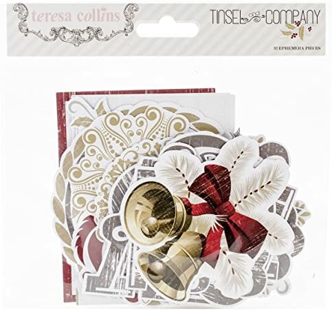 Ephemera Teresa Collins Tinsel &amp; Company p/32st