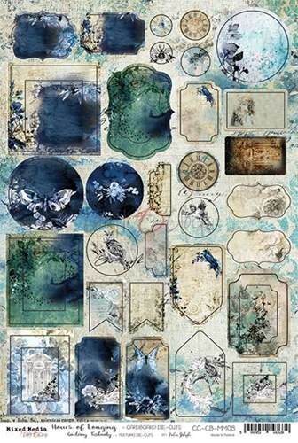 Cardboard Hours of Longing A4 p/vel die cuts