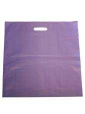 Draagtas 38x8x44cm p/50st paars plastic EFFEN 