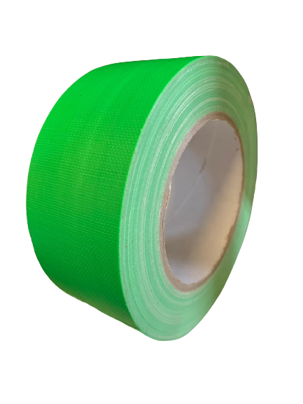 DUCT tape fluorgroen 50mm p/25mtr 