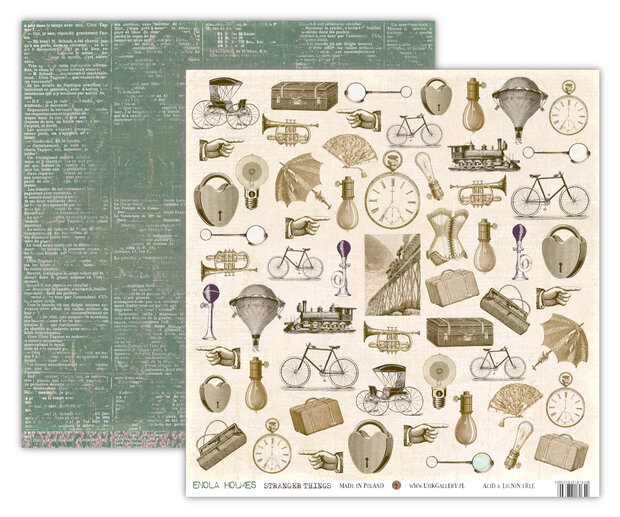 Plaatjes Enola Holmes 30.5x30.5cm p/vel