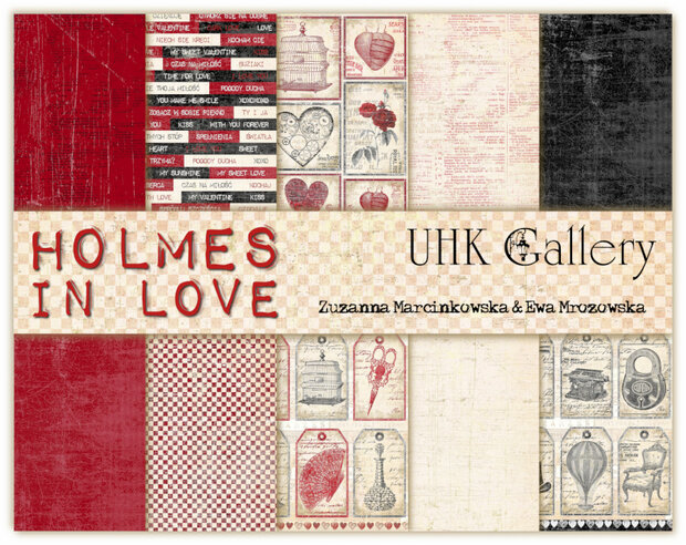 Paper pad Holmes in Love 30.5x30.5cm p/5vel