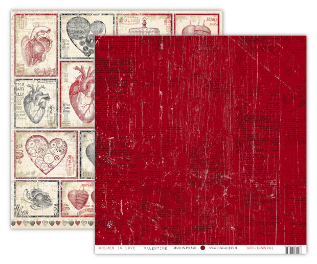 Plaatjes Holmes in love 30.5x30.5cm p/vel valentine