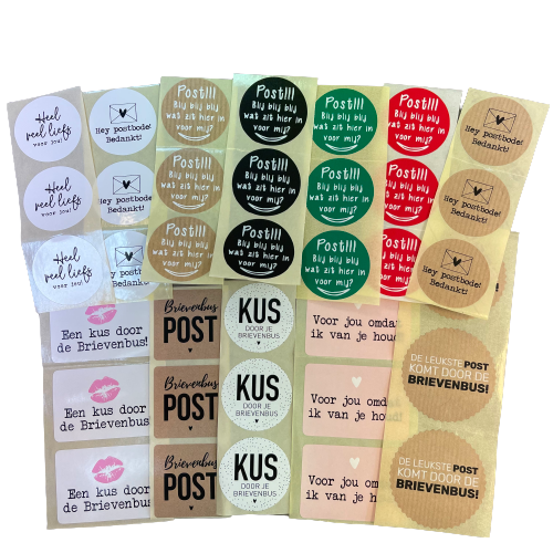 Stickerset post p/36st