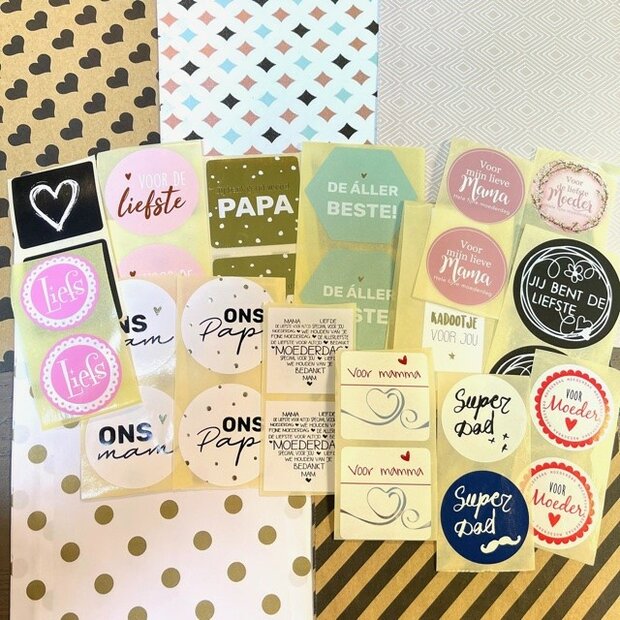 Inpakset papa &amp; mama p/35st