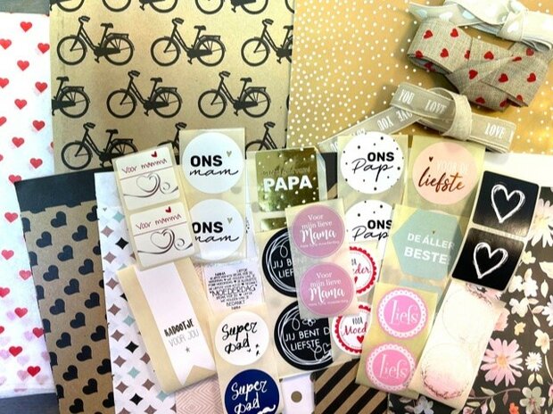 Inpakset papa &amp; mama groot p/42st