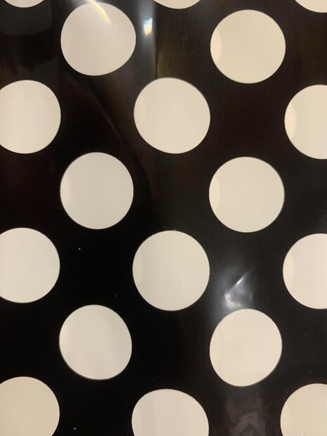 Draagtas zwart 25x4x36cm p/10st plastic stip