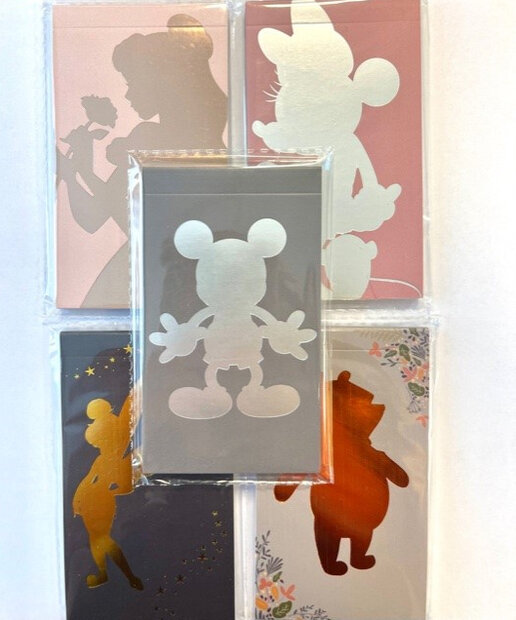 Notitieboek Disney assorti 5.5x9.5cm p/5st
