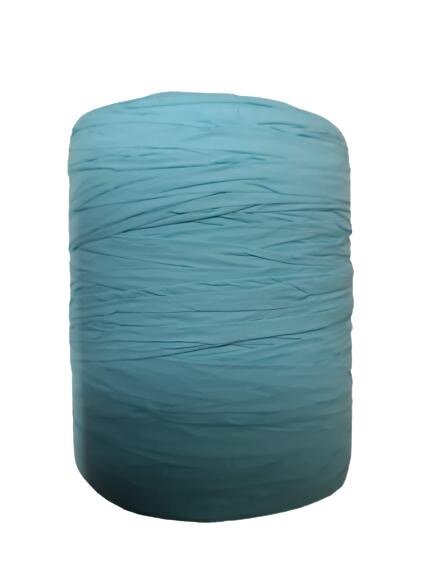 Raffia lichtblauw bol p/200mtr