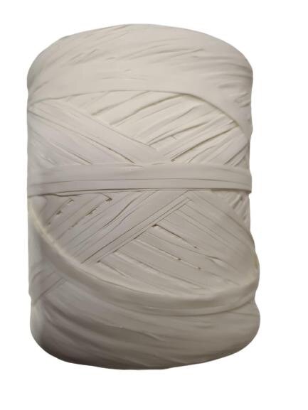 Raffia wit poly 15mm p/200mtr