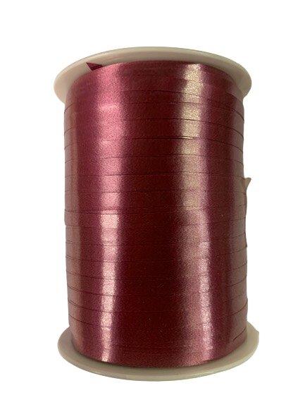 Krullint wijnrood 5mm p/500mtr