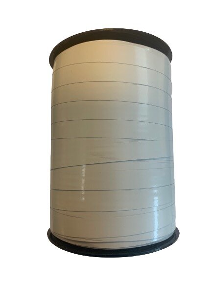 Krullint grijs glans 10mm p/225mtr