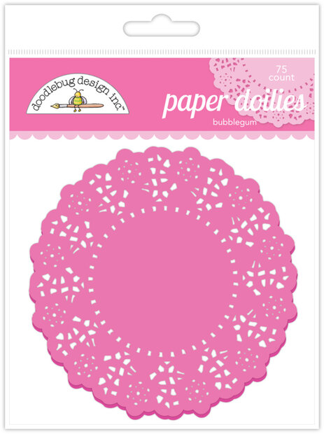 Doilies fuchsia 11.4cm p/5st