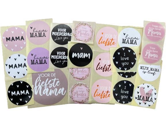 Stickerset mama p/23st