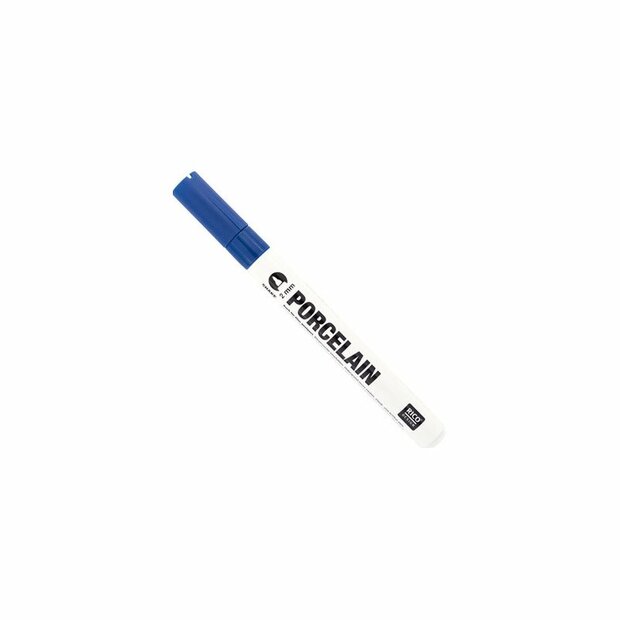 Porcelein marker donkerblauw 2mm p/st