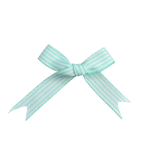 Strik mint/wit gestreept 4cm p/5st