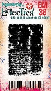 Rubber stamp stenen muur A7 p/st