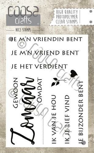 Clear stamp Zomaar A7 p/st