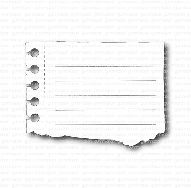 Stans gescheurde bladzijde 57x43mm p/st